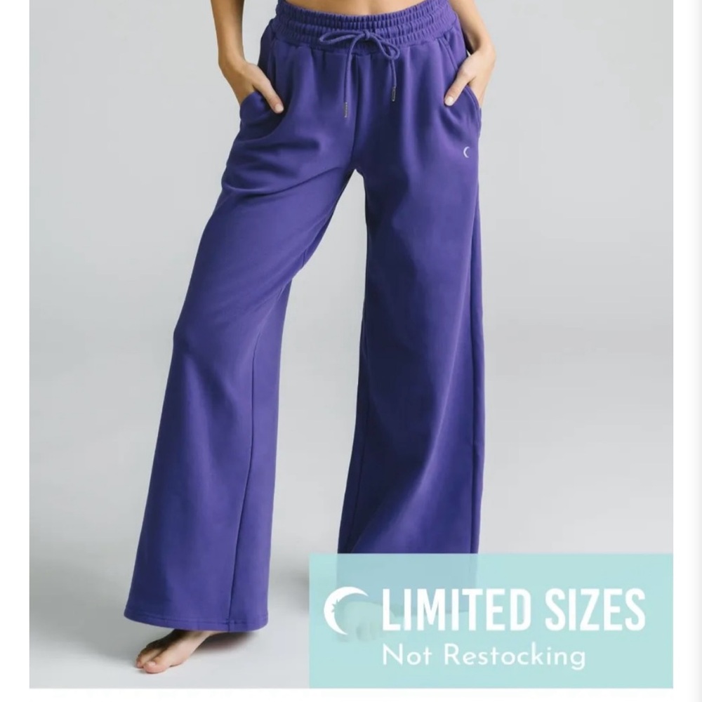 Wide leg twilight pants
